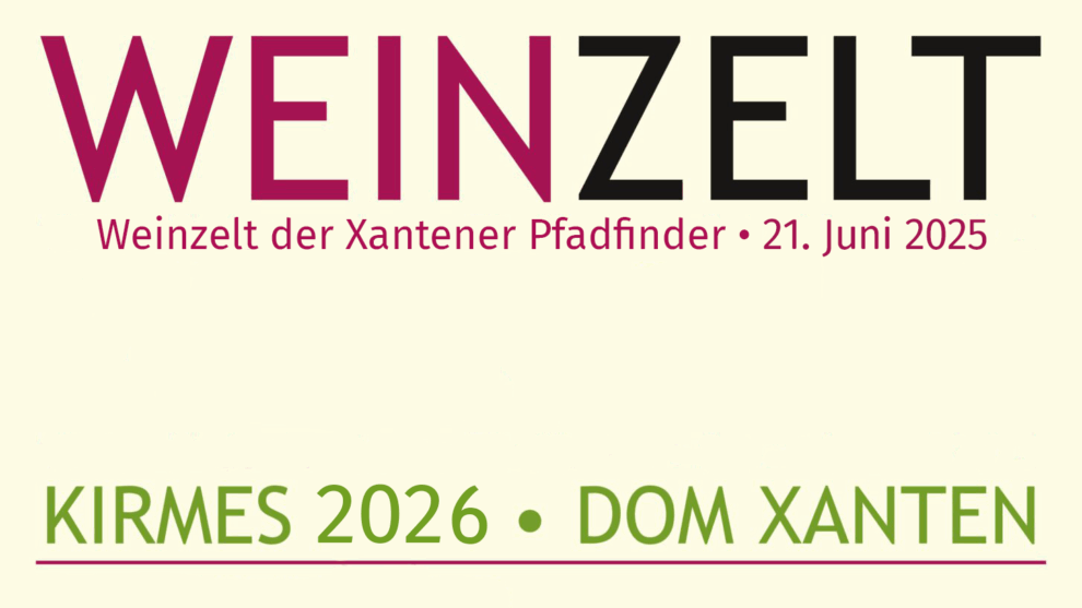 Weinzelt der Xantener Pfadfinder